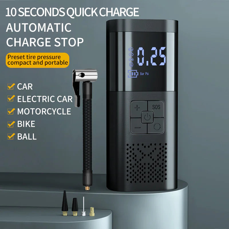 Hinchador eléctrico para bici/coche/moto