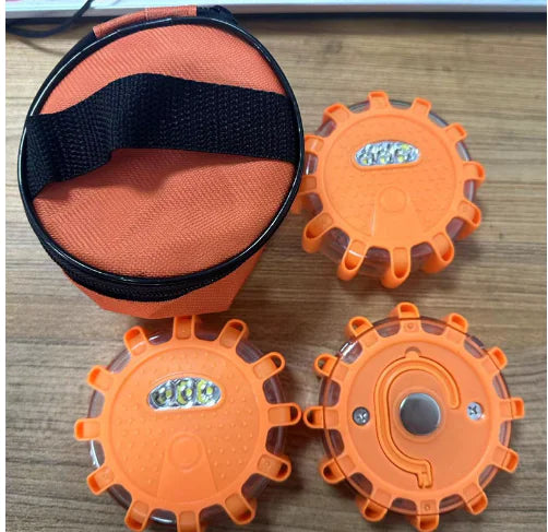 Luz de Advertencia Intermitente para Carreteras LED (Una Unidad)