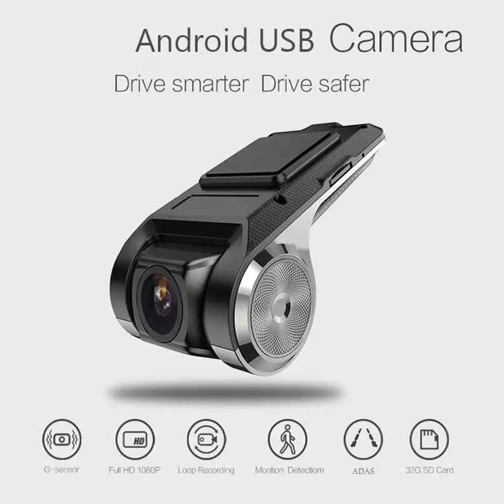 Cámara DVR USB para Coche, Dispositivo Grabador de Conducción